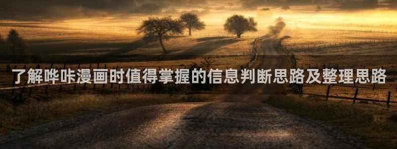 漫画岛少女漫画：了解哗咔漫画时值得掌握的信息判断思路及整理思路